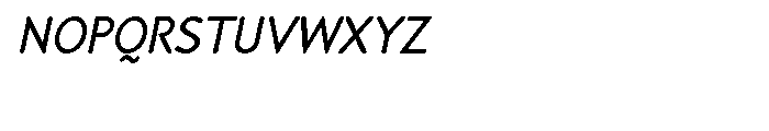 P22 Speyside Small Caps SemiBold Italic Font UPPERCASE