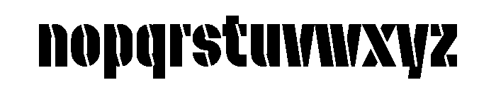 P22 Albers Bold Font LOWERCASE