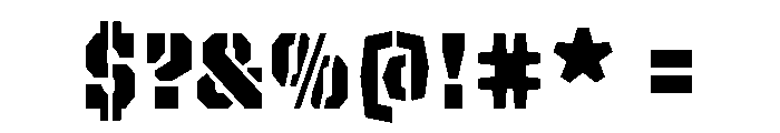 P22 Albers Extra Bold Font OTHER CHARS
