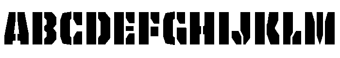 P22 Albers Extra Bold Font UPPERCASE