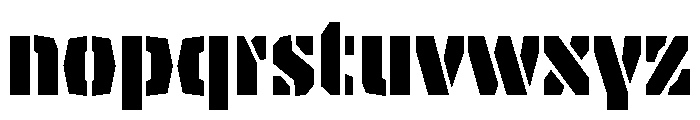 P22 Albers Extra Bold Font LOWERCASE