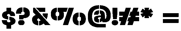 P22 Albers Heavy Font OTHER CHARS