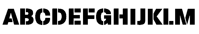 P22 Albers Heavy Font UPPERCASE