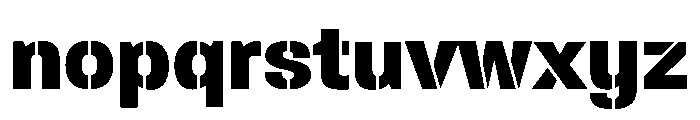 P22 Albers Heavy Font LOWERCASE