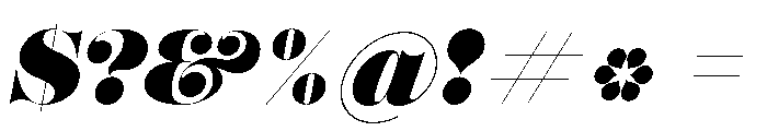 P22 Albers Italic Font OTHER CHARS