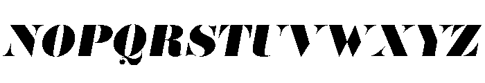 P22 Albers Italic Font UPPERCASE
