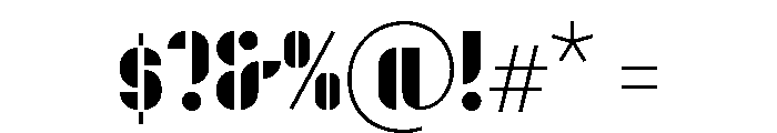 P22 Albers Regular Font OTHER CHARS