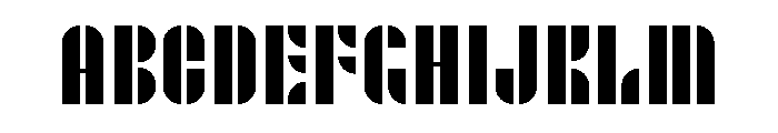 P22 Albers Regular Font UPPERCASE