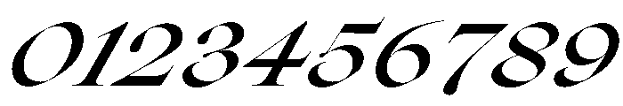 P22 Civilite Bold Italic Font OTHER CHARS
