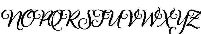 P22 Civilite Bold Font UPPERCASE