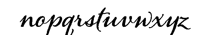 P22 Civilite Bold Font LOWERCASE