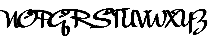 P22 Civilite Medium Font UPPERCASE