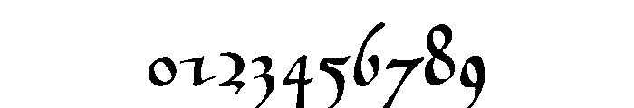 P22 Civilite Regular Font OTHER CHARS