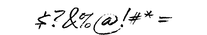 P22 Civilite Semibold Font OTHER CHARS