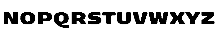 P22 Cusp Extra Bold Font UPPERCASE