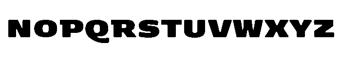 P22 Cusp Heavy Font UPPERCASE