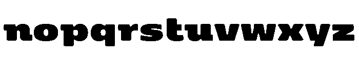 P22 Cusp Heavy Font LOWERCASE