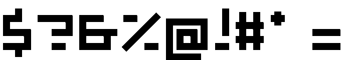 P22 Cusp Regular Font OTHER CHARS