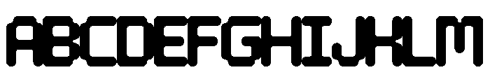 P22 Cusp Thin Font UPPERCASE