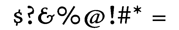 P22 Morris Light Font OTHER CHARS