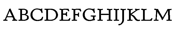 P22 Morris Light Font UPPERCASE