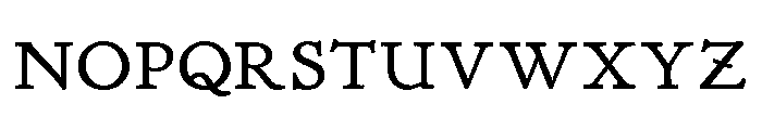 P22 Morris Light Font UPPERCASE