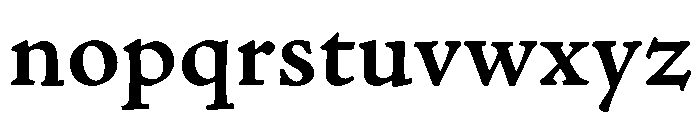 P22 Morris Semibold Font LOWERCASE