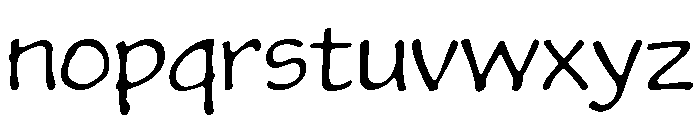 P22 Mucha Extra Light Font LOWERCASE