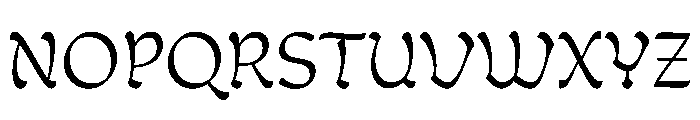 P22 Mucha Light Font UPPERCASE