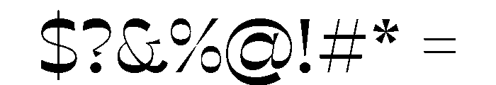 P22 Mucha Medium Font OTHER CHARS