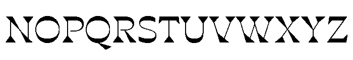 P22 Mucha Medium Font UPPERCASE