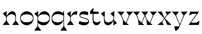 P22 Mucha Medium Font LOWERCASE