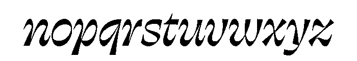 P22 Mucha Semibold Font LOWERCASE