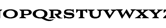 P22 Numismatic Heavy Font UPPERCASE
