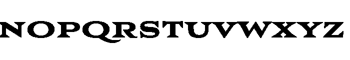 P22 Numismatic Heavy Font LOWERCASE