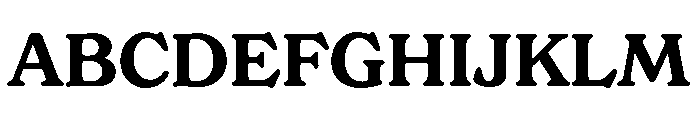 P22 Numismatic Semibold Font UPPERCASE