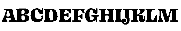 P22 Numismatic Thin Font UPPERCASE