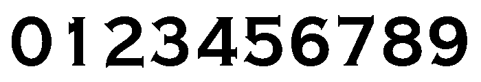 P22 Posada Bold Font OTHER CHARS
