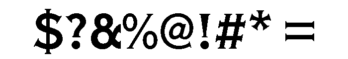 P22 Posada Bold Font OTHER CHARS