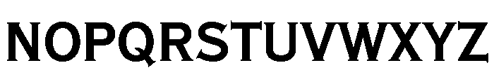 P22 Posada Bold Font UPPERCASE