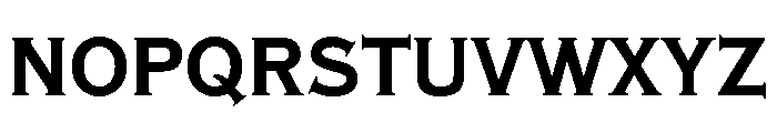P22 Posada Bold Font LOWERCASE