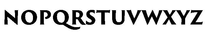 P22 Posada Heavy Font UPPERCASE