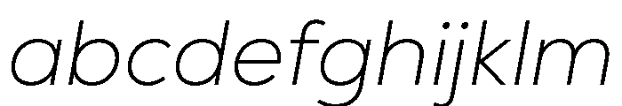 P22 Saarinen Pro Extra Light Italic FONT