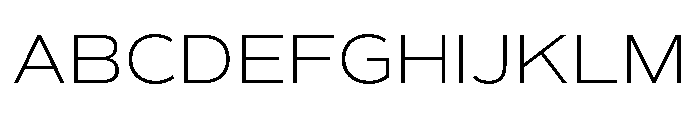 P22 Saarinen Pro Extra Light Font UPPERCASE