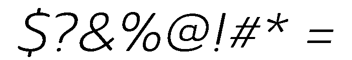 P22 Saarinen Pro Italic Font OTHER CHARS