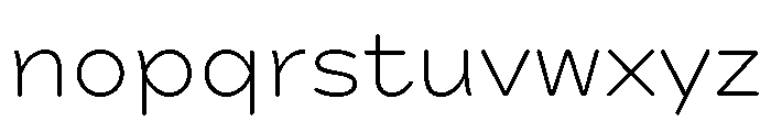 P22 Saarinen Pro Light Font LOWERCASE