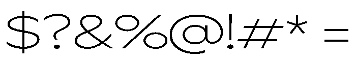 P22 Saarinen Pro Thin Font OTHER CHARS