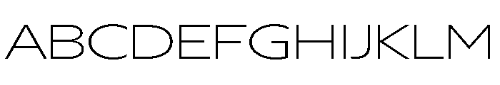 P22 Saarinen Pro Thin Font UPPERCASE