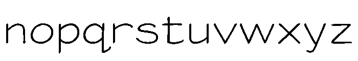 P22 Saarinen Regular Font LOWERCASE