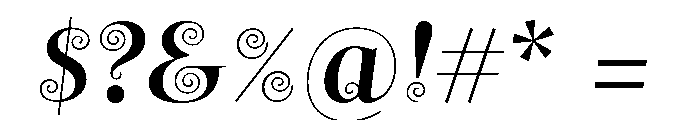 P22 Schneeberger Bold Font OTHER CHARS